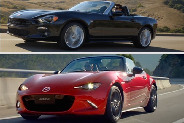 Fiat 124 Spider vs Mazda MX-5 Miata