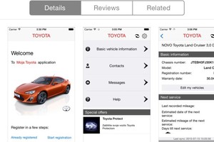 Aplikacija Moja Toyota Servis