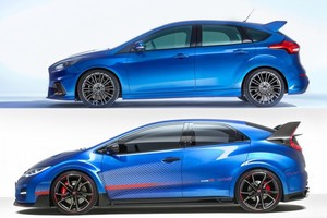 Ford Focus RS vs. Honda Civic Type R