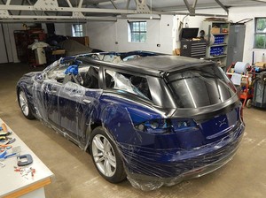 Završen je prvi karavanski Tesla model S