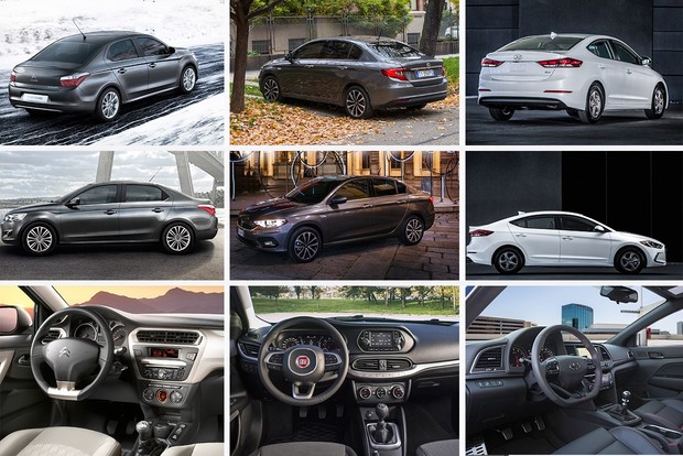 Citroën C-Elysée vs Fiat Tipo vs Hyundai Elantra Citroën C-Elysée vs Fiat Tipo vs Hyundai Elantra