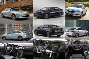 Citroën C5 vs Hyundai i40 vs Opel Insignia