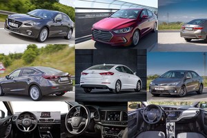 Hyundai Elantra vs Mazda 3 vs Toyota Corolla