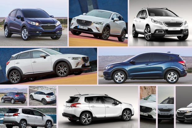 Novi val urbanih crossovera: Honda HR-V vs Mazda CX-3 vs Peugeot 2008 Novi val urbanih crossovera: Honda HR-V vs Mazda CX-3 vs Peugeot 2008