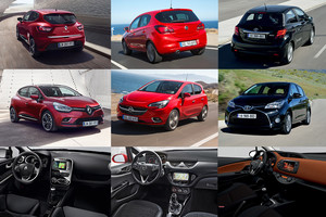 Opel Corsa vs Renault Clio vs Toyota Yaris