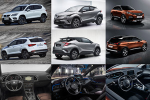 Peugeot 3008 vs Seat Ateca vs Toyota C-HR